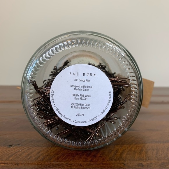 RAE DUNN • “Bobby Pins” Jar - Picture 3 of 5